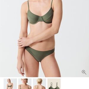 Jcrew 1993 underwire bikini set